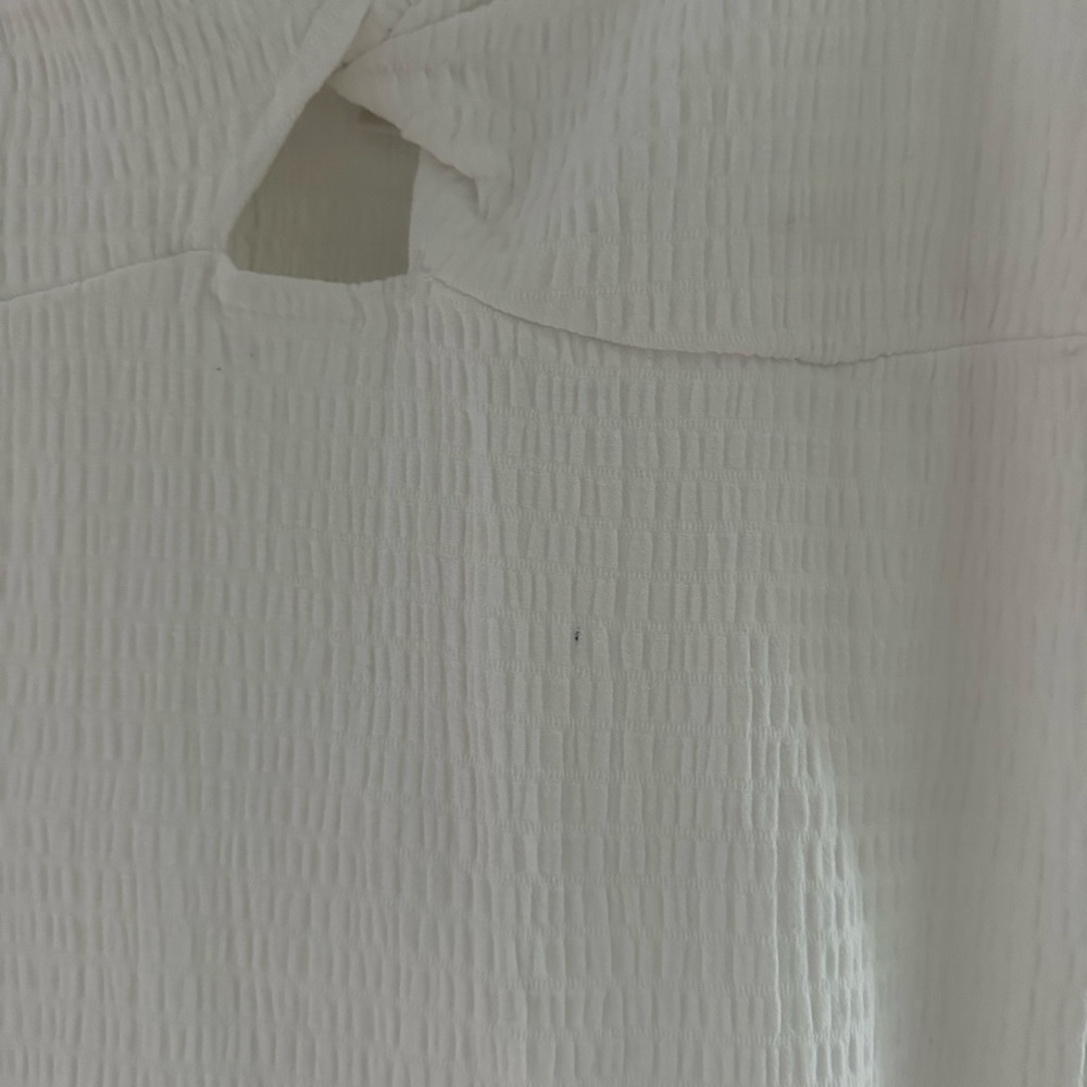 Billabong White Midi Slip Dress with Cutout - Picture 6 of 10